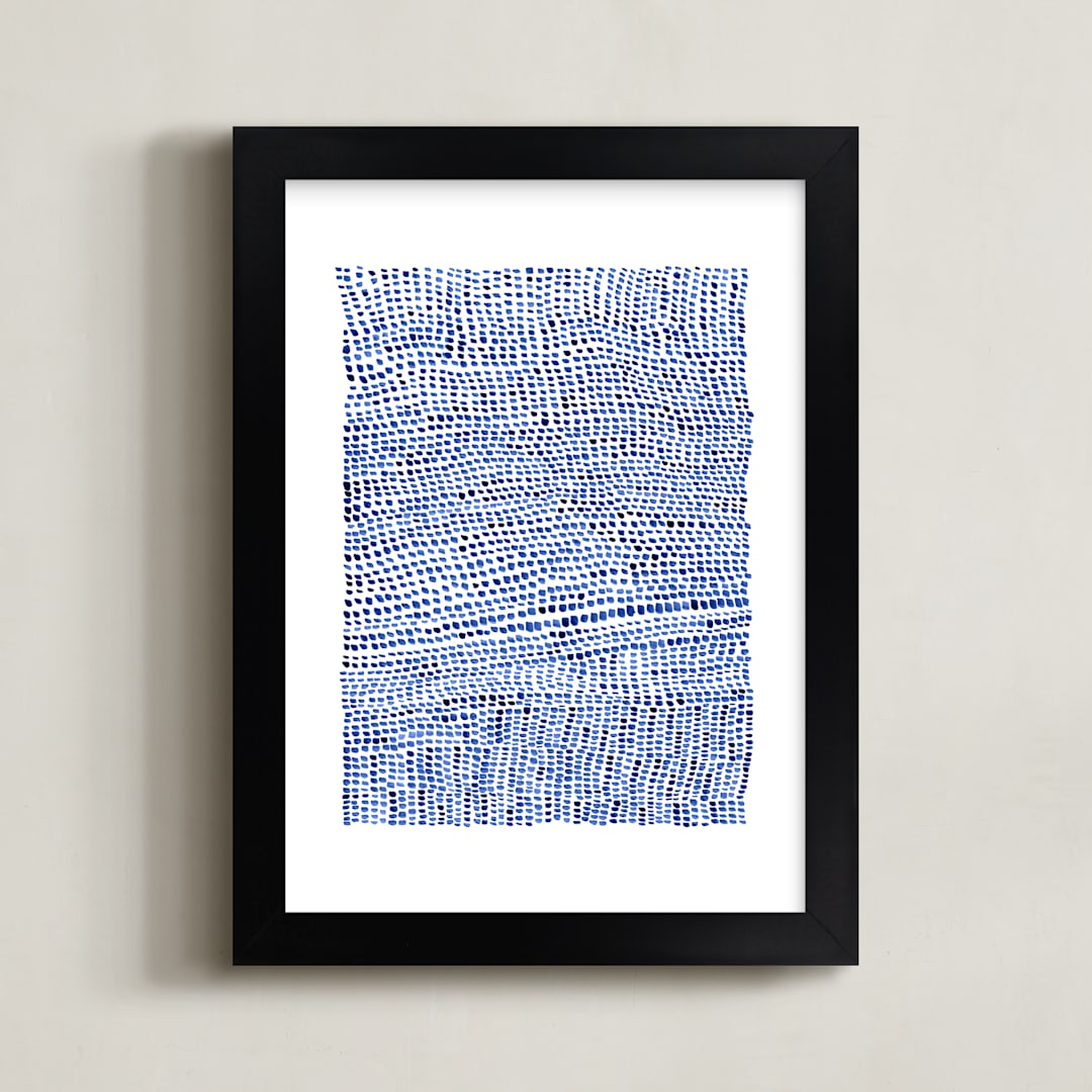 "topical guide" - Art Print in White by raven erebus - Framed