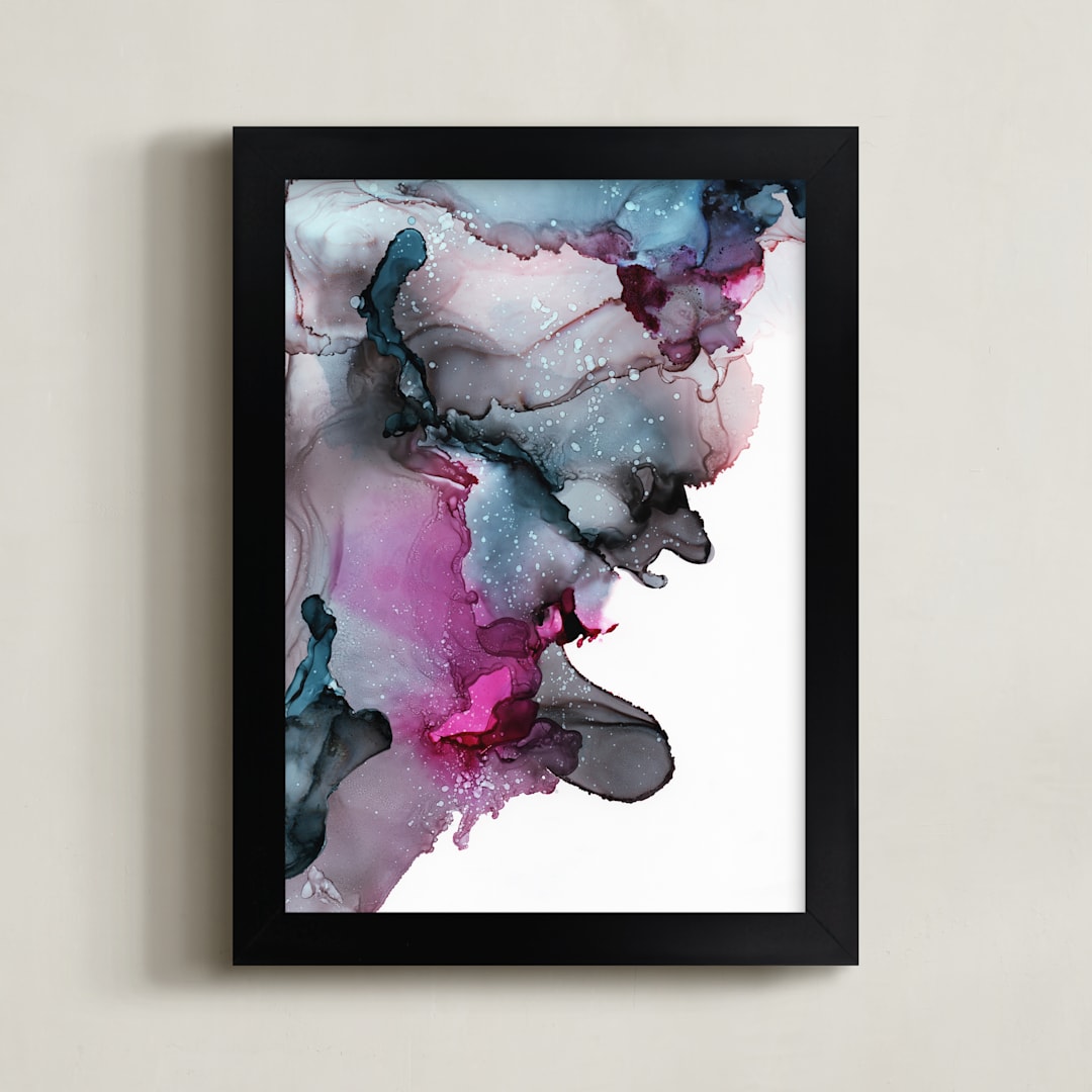 "Into October" - Art Print in Moody by Itsy Belle Studio - Framed