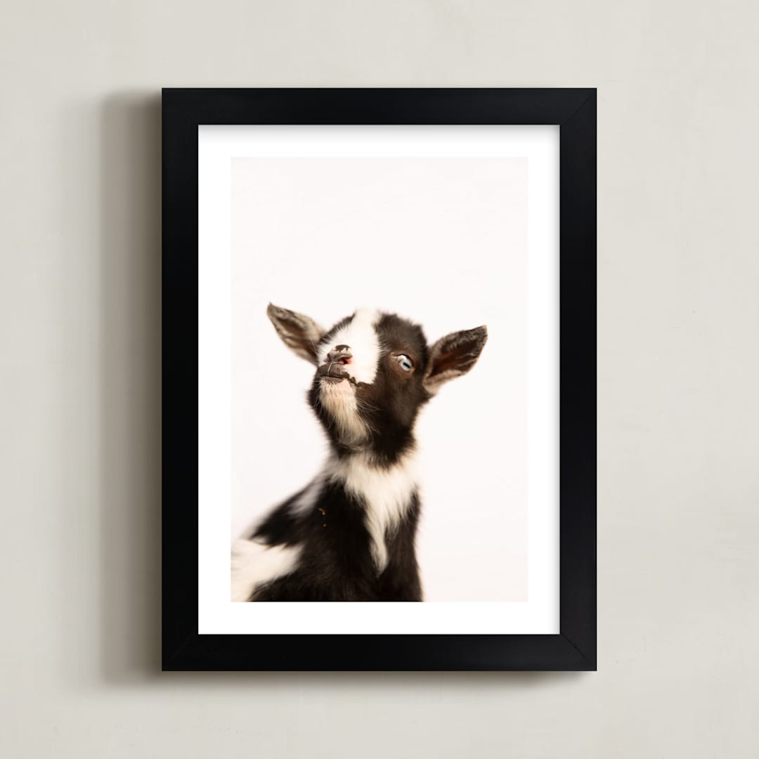 "Ivy" - Art Print in Black & white by Jani Blake - Framed