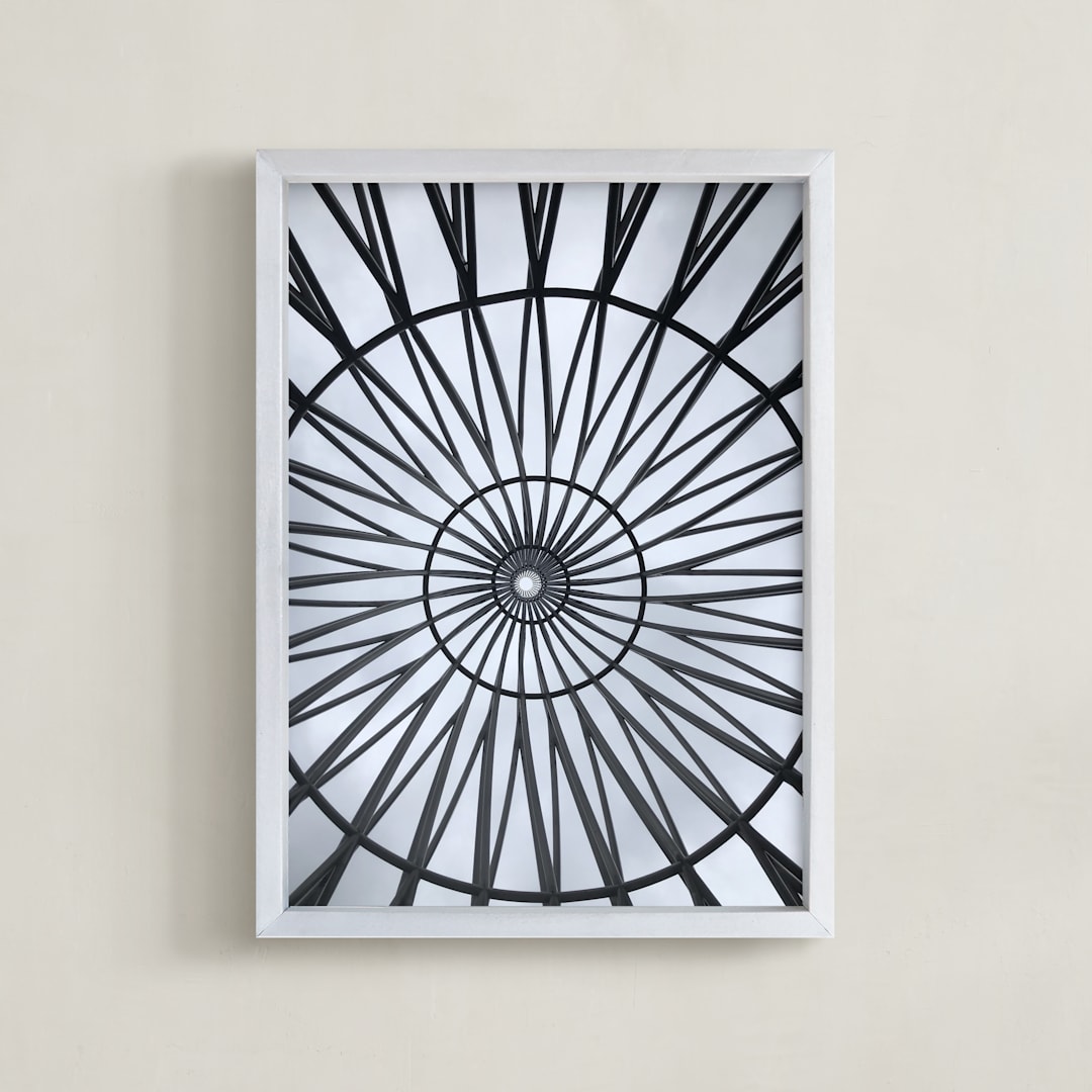 "The Rising II" - Art Print in Cloud by Zhay Smith - Framed