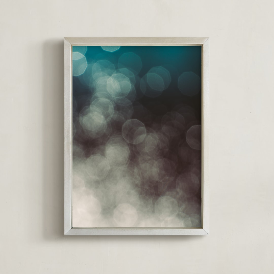 "lux abstracta 660" - Art Print in forest by Kamala Nahas - Framed