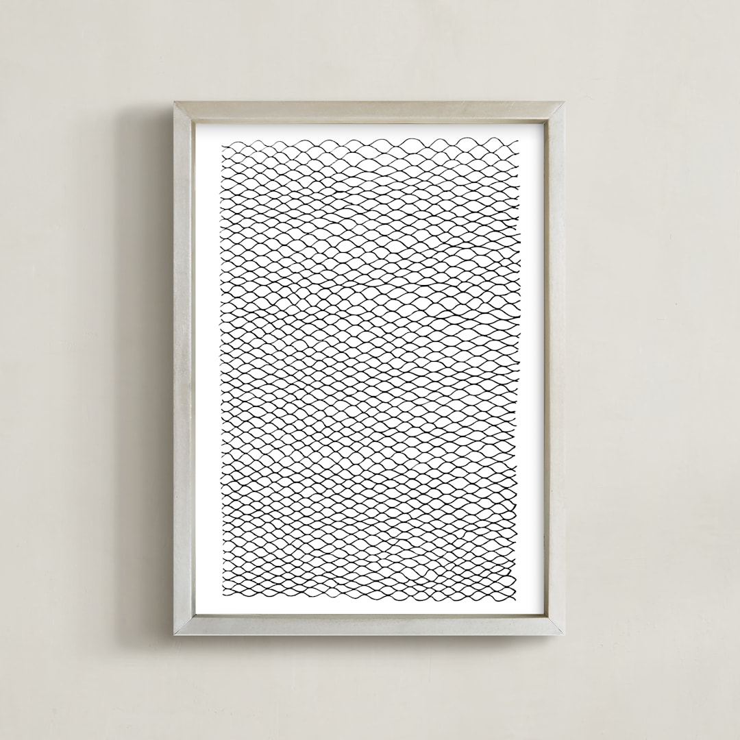 "Sea Change" - Art Print in Noir by Jaime Derringer - Framed