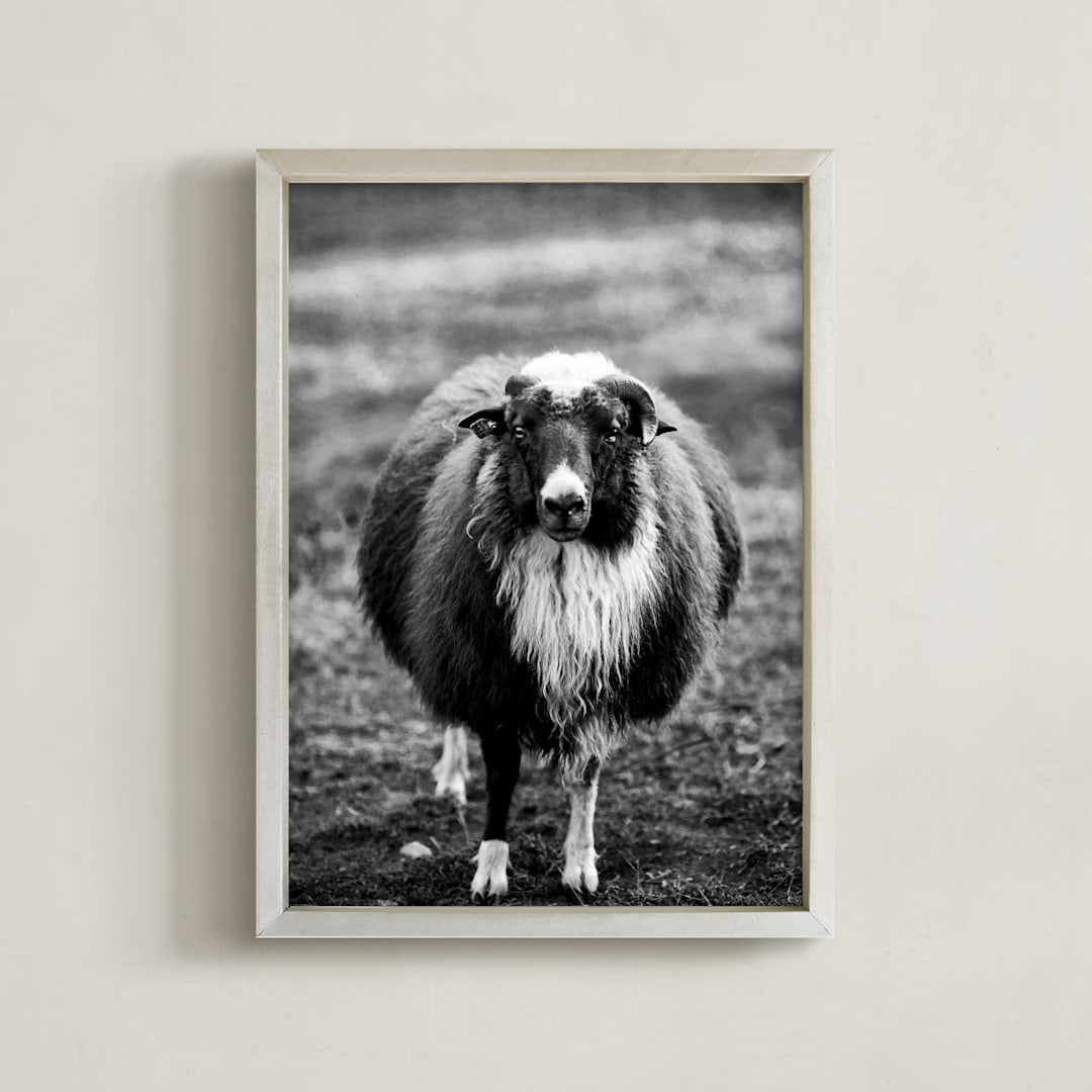 "The General" - Art Print in Black and White by Kaitie Bryant - Framed
