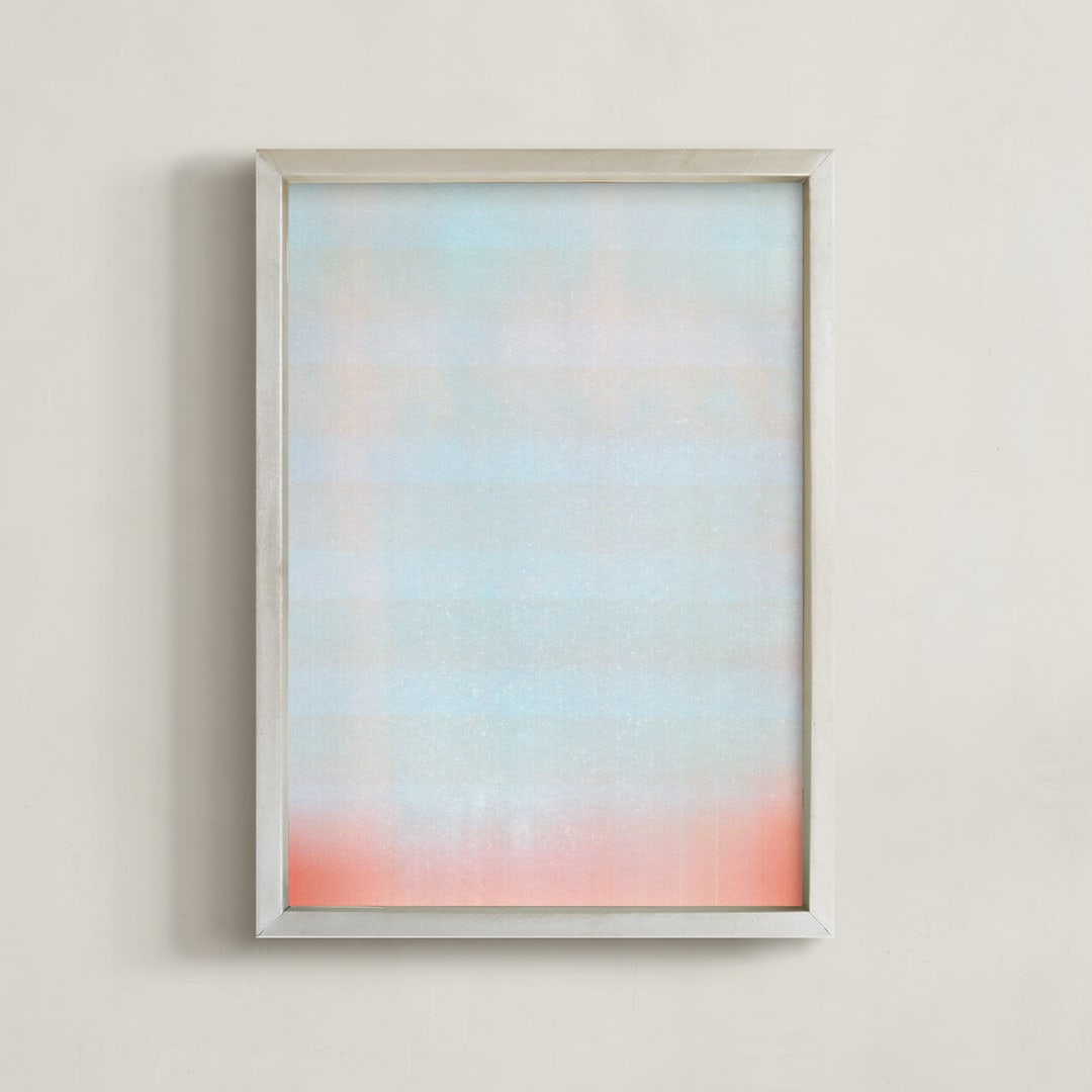 "photo abstract" - Art Print in Sky by Lo Res - Framed