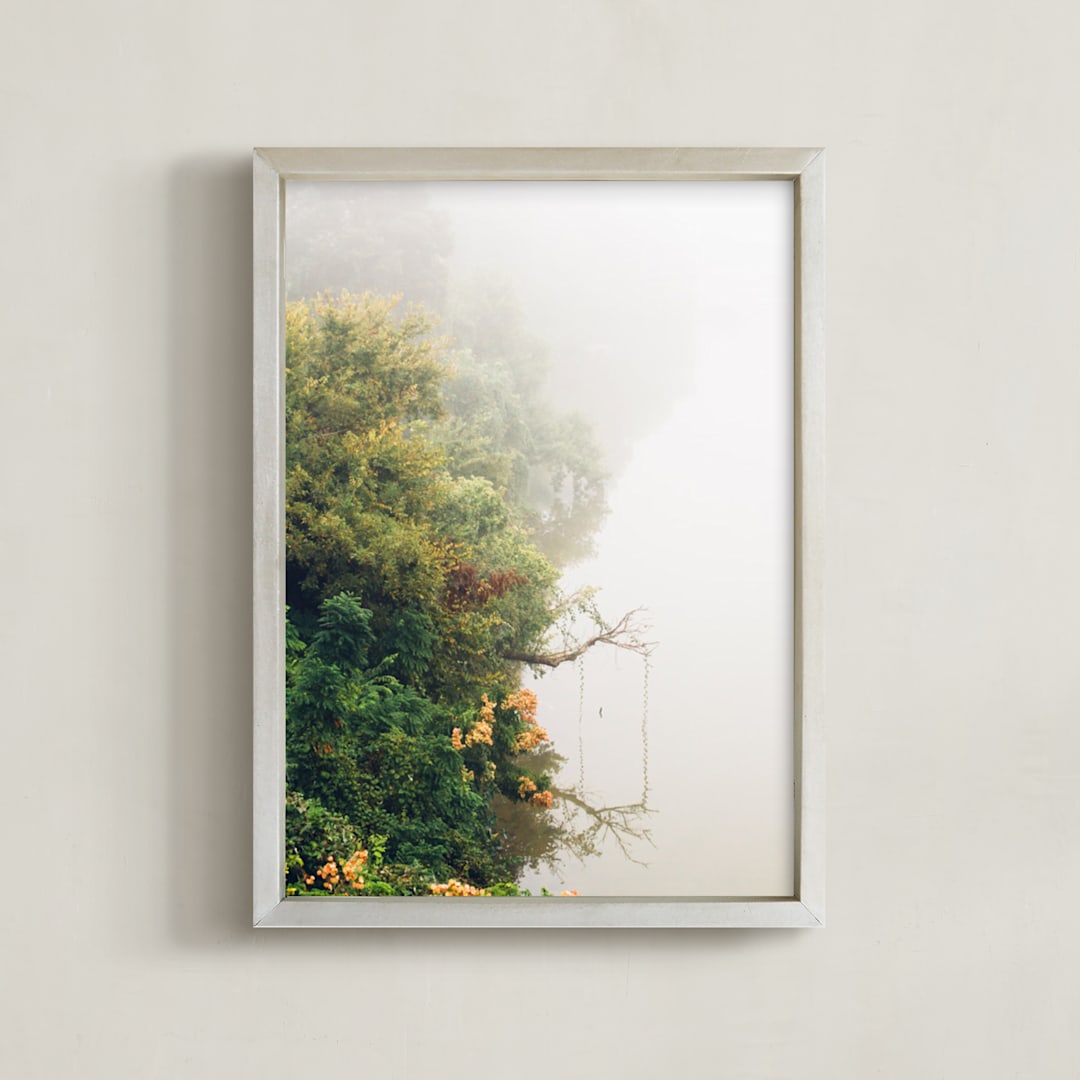 "ephemeral" - Art Print in Forest Green by Kaitlin Rebesco - Framed