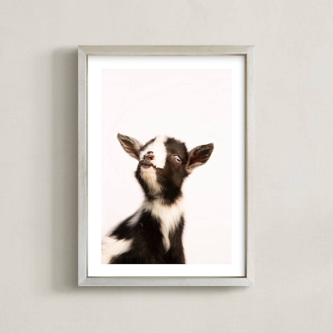 "Ivy" - Art Print in Black & white by Jani Blake - Framed