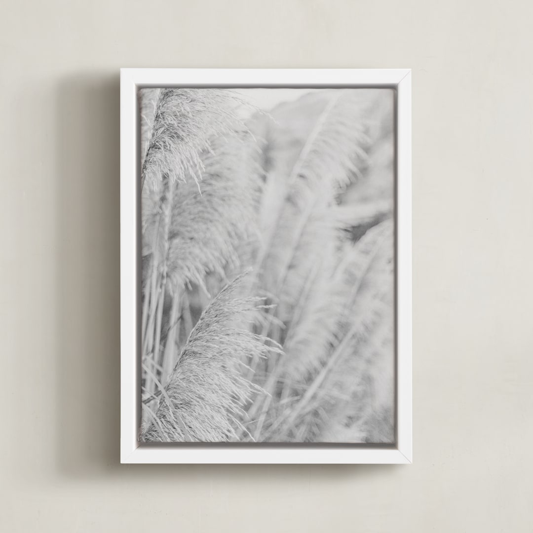 "Gossamer" - Art Print in Mist by Lindsay Ferraris Photography - Framed Canvas