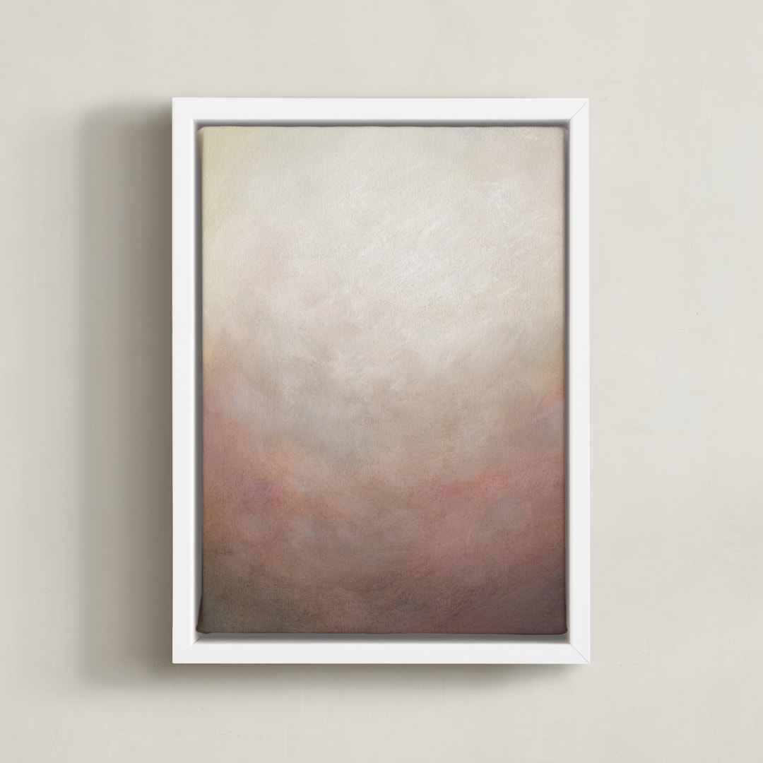"Rise" - Art Print in Cinnamon by Lorent and Leif - Framed Canvas