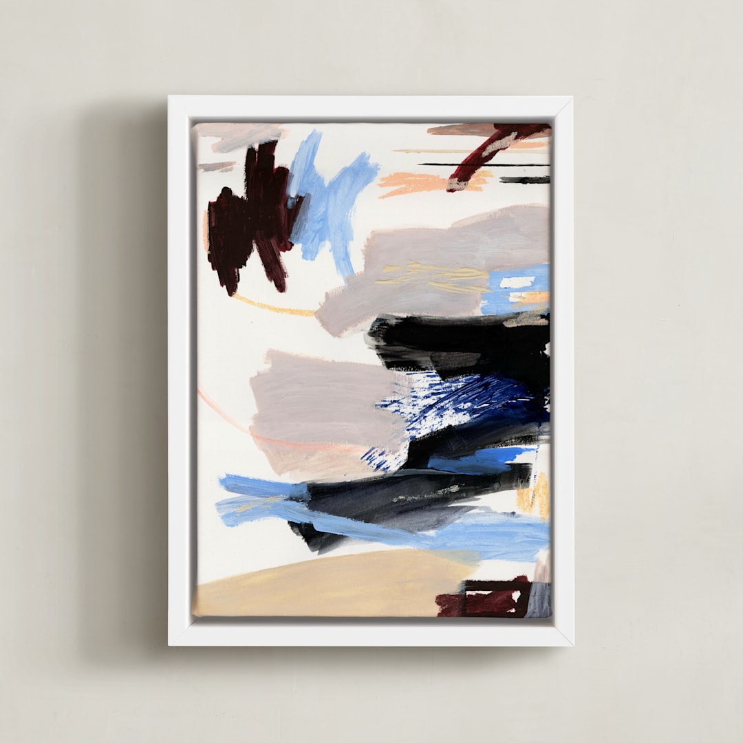 "Dusk Sky" - Art Print in Dusk Sky by Lauren Packard - Framed Canvas