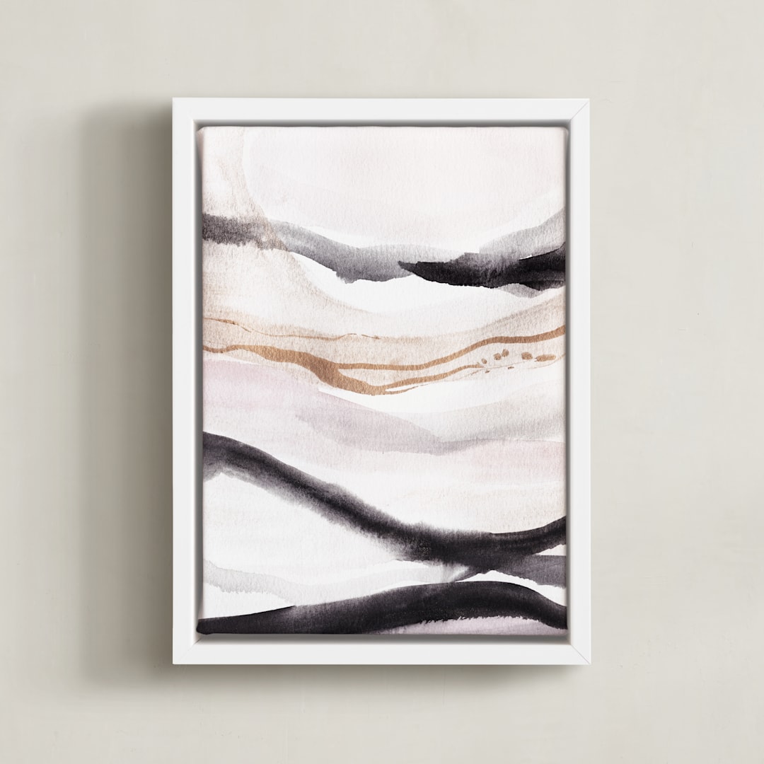 "Adventure 1" - Art Print in Harvest by Melanie Severin - Framed Canvas