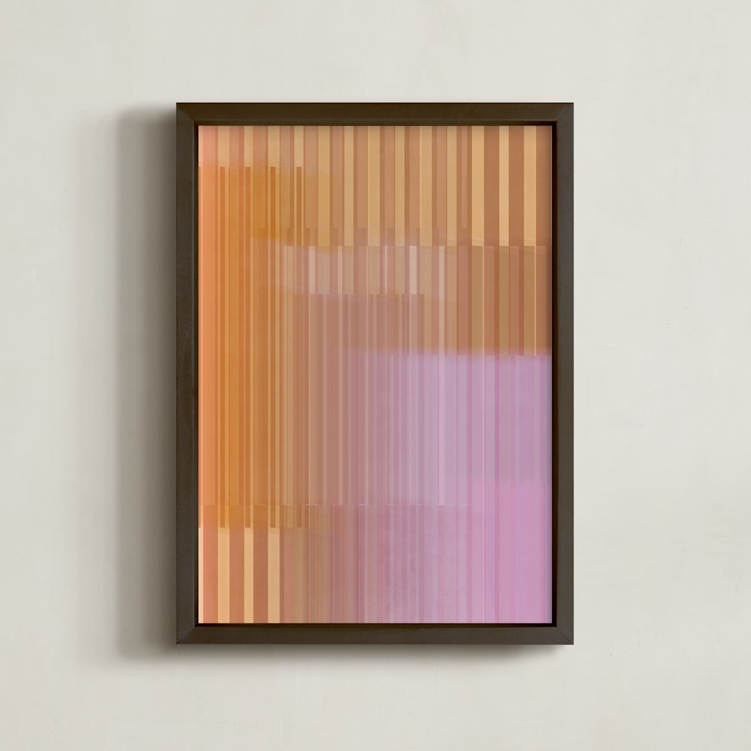 "in the morning light" - Art Print in Light by Maja Cunningham - Framed