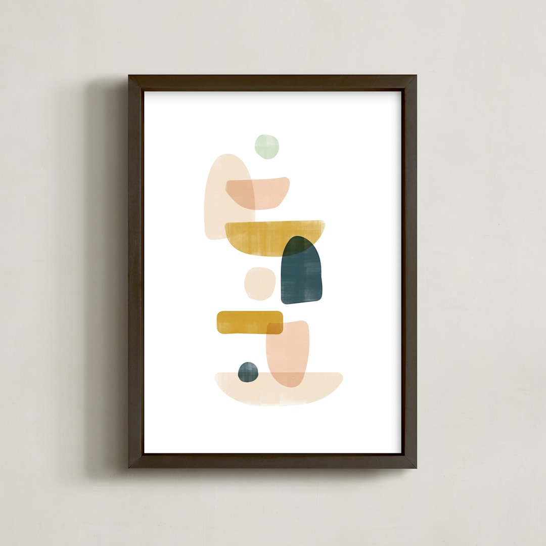 "balance no.1" - Art Print in golden hour by Lindsay Stetson Thompson - Framed
