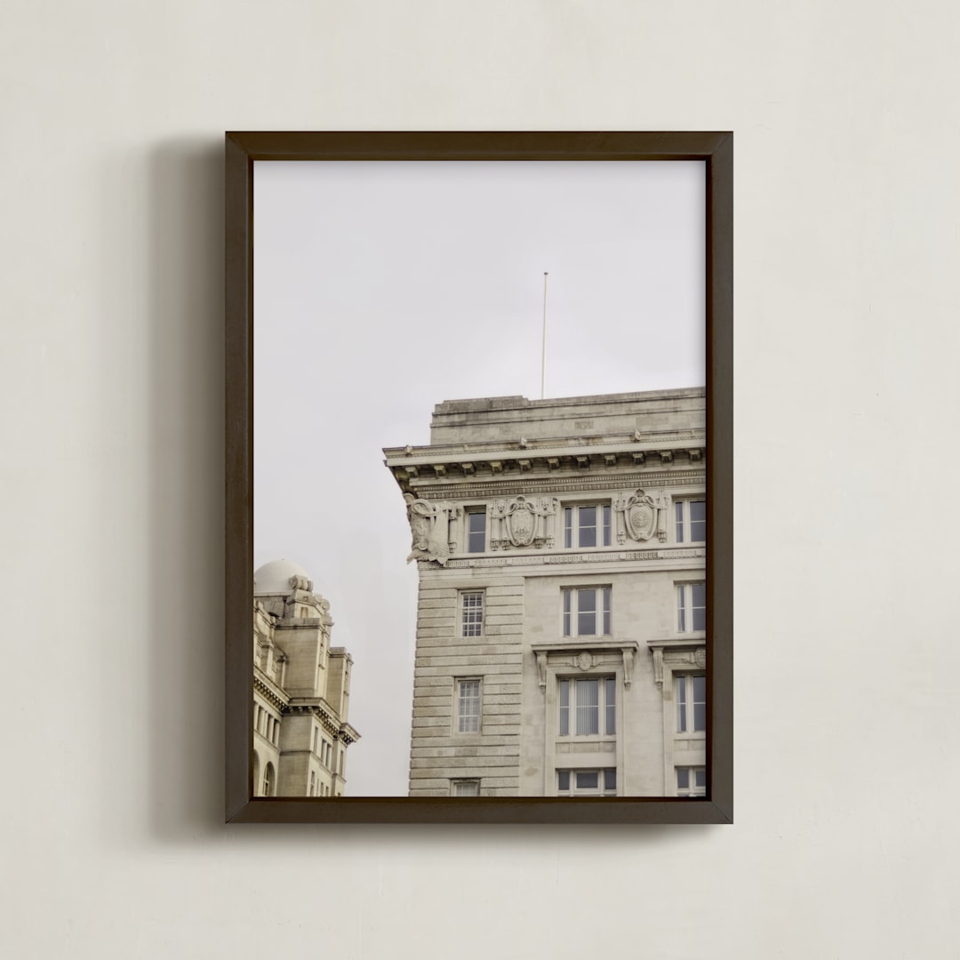 "Europe in summer one" - Art Print in natural by Stacy Cooke - Framed