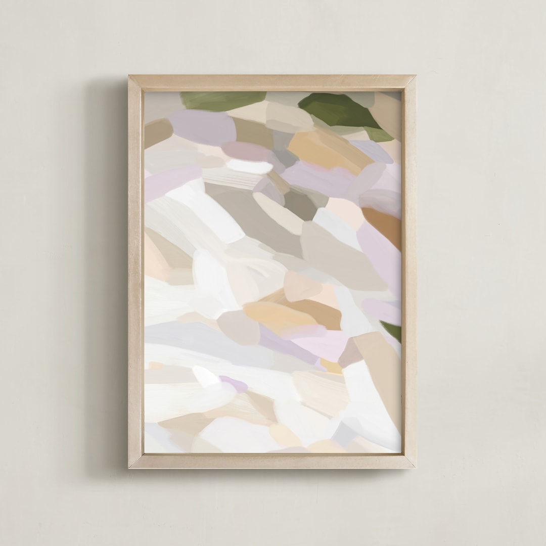 "Summer Love II" - Art Print in Fawn by Melanie Severin - Framed