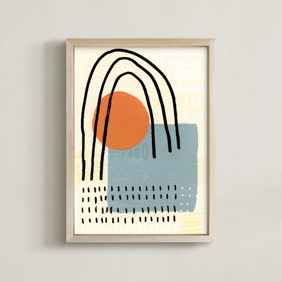 "The Clearing" - Art Print in Birch by Calee A.H. Cecconi - Framed