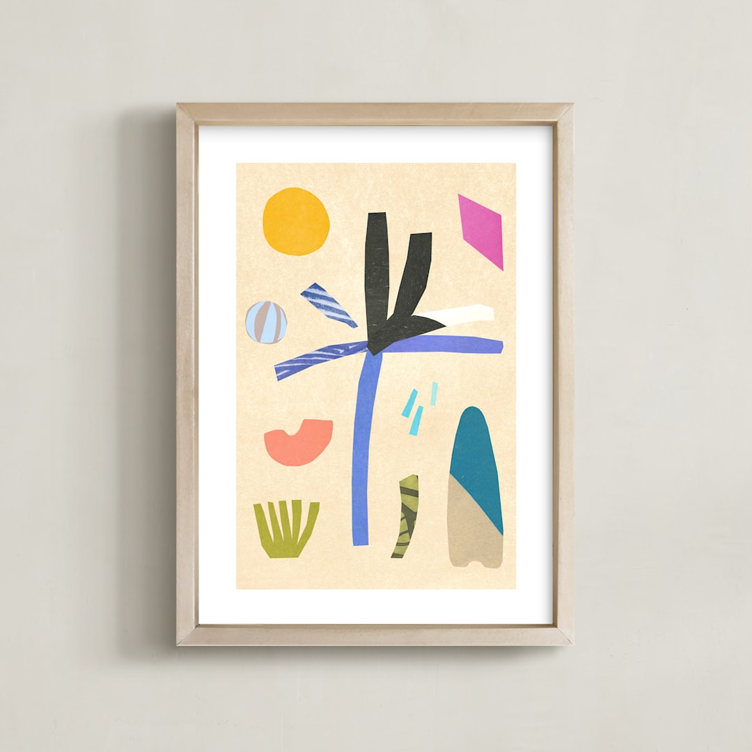 "over the ocean" - Art Print in Beach by Sumak Studio - Framed