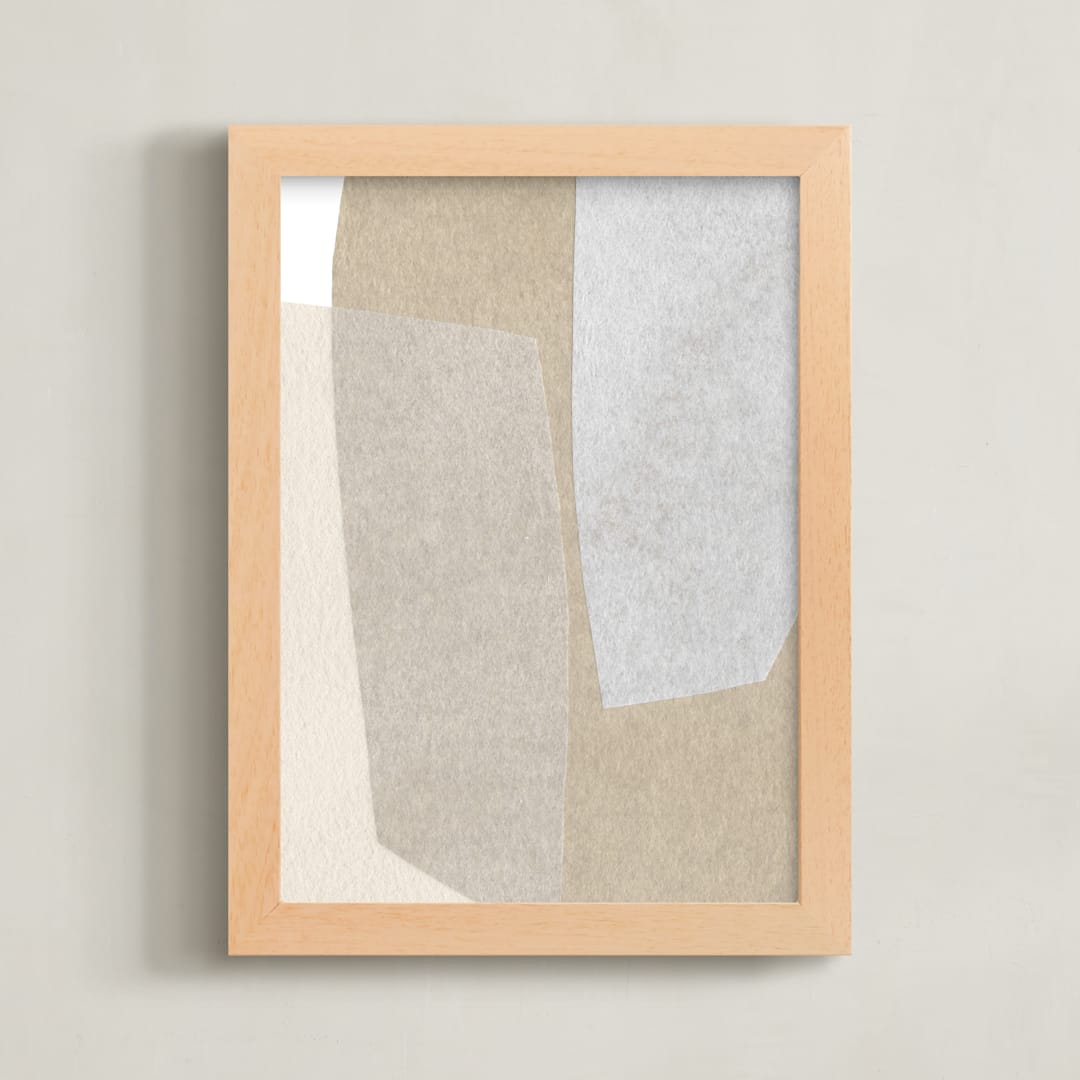 "Sunshine Wicker II" - Art Print in Limoncello by Carrie Moradi - Framed