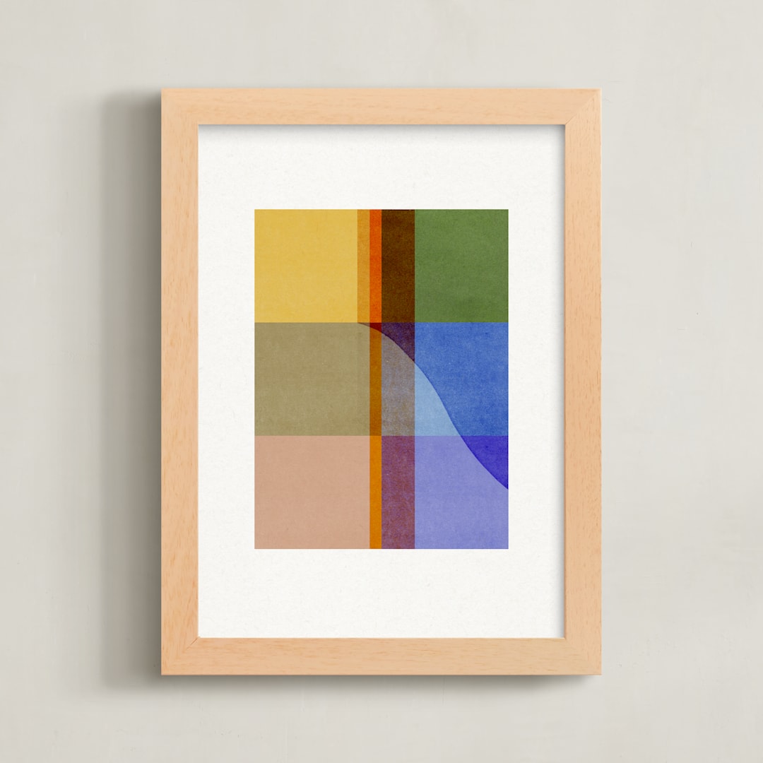 "thread I" - Art Print in Curve by Sumak Studio - Framed