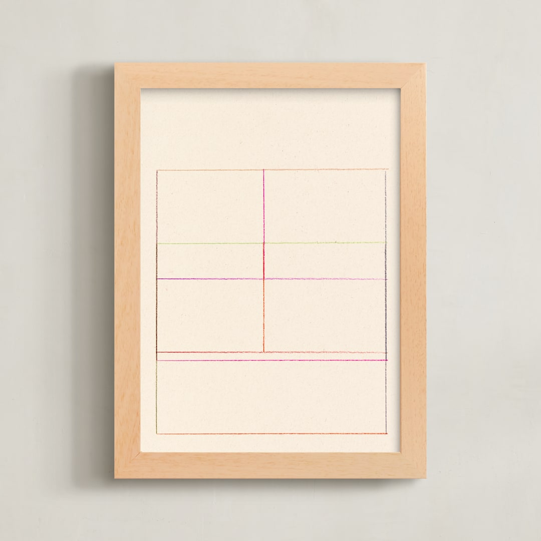 "Windows 2" - Art Print in Clear by Sumak Studio - Framed