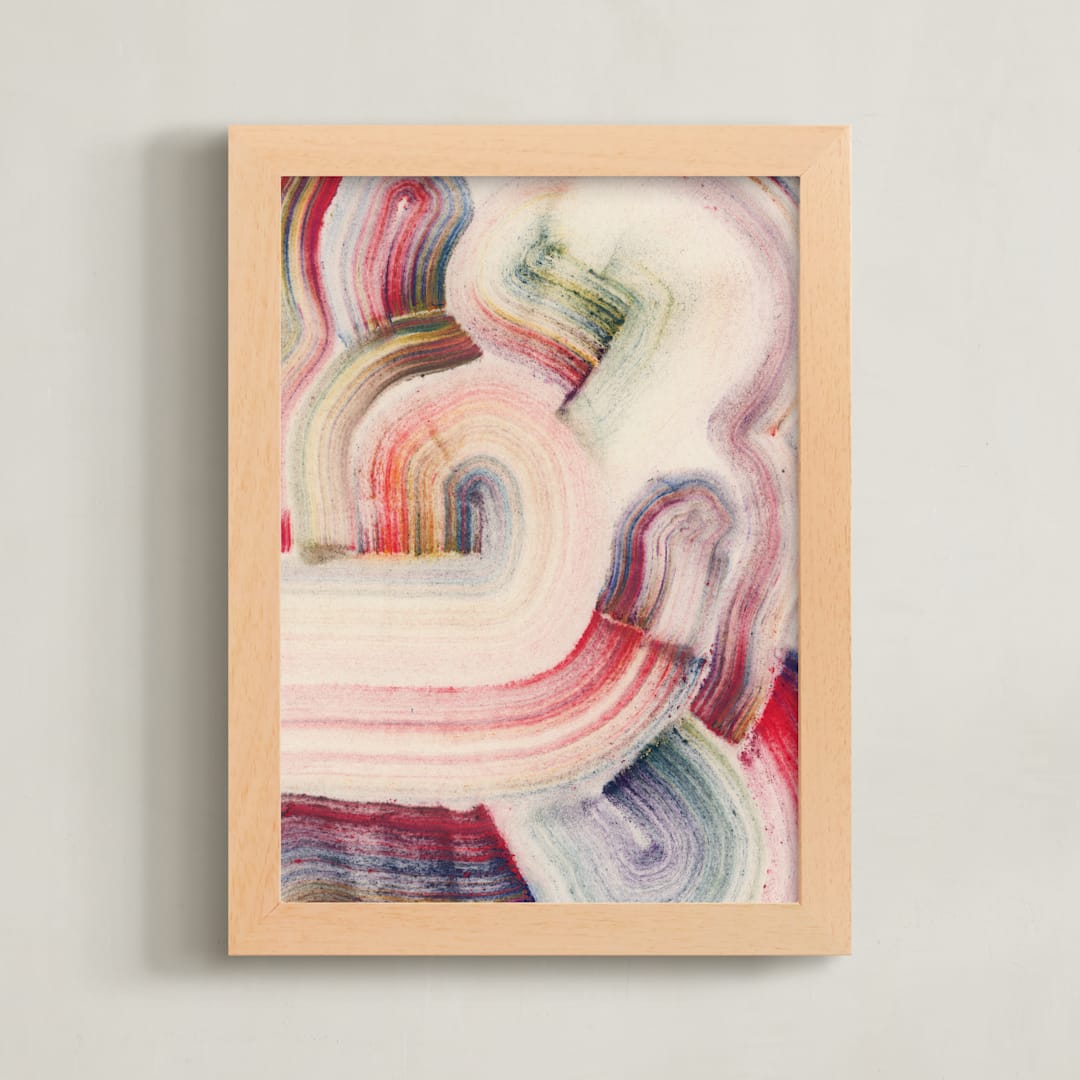 "clouds of color II" - Art Print in Cumulus by Sumak Studio - Framed