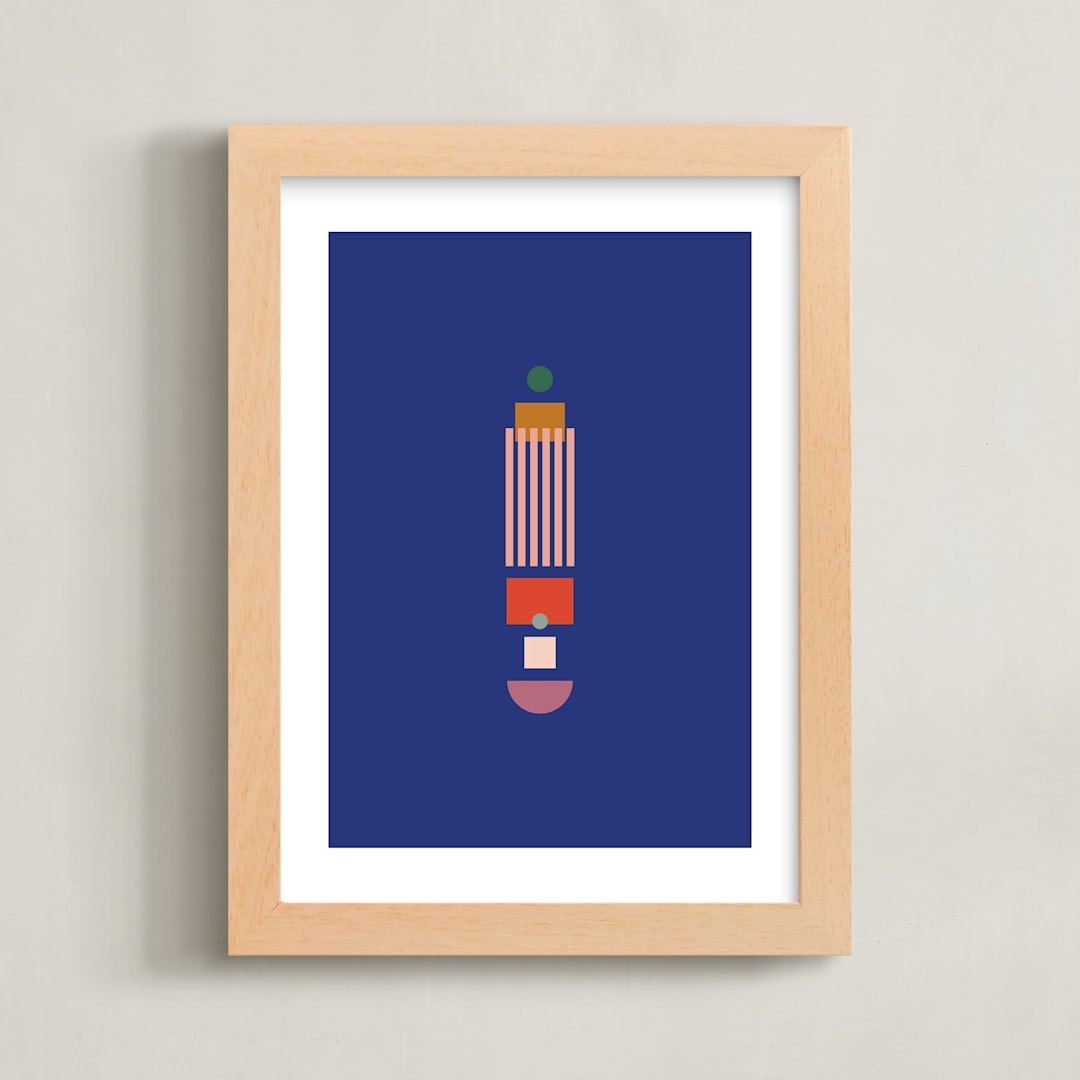 "Les Allemandes III" - Art Print in Happy by Alex Roda - Framed