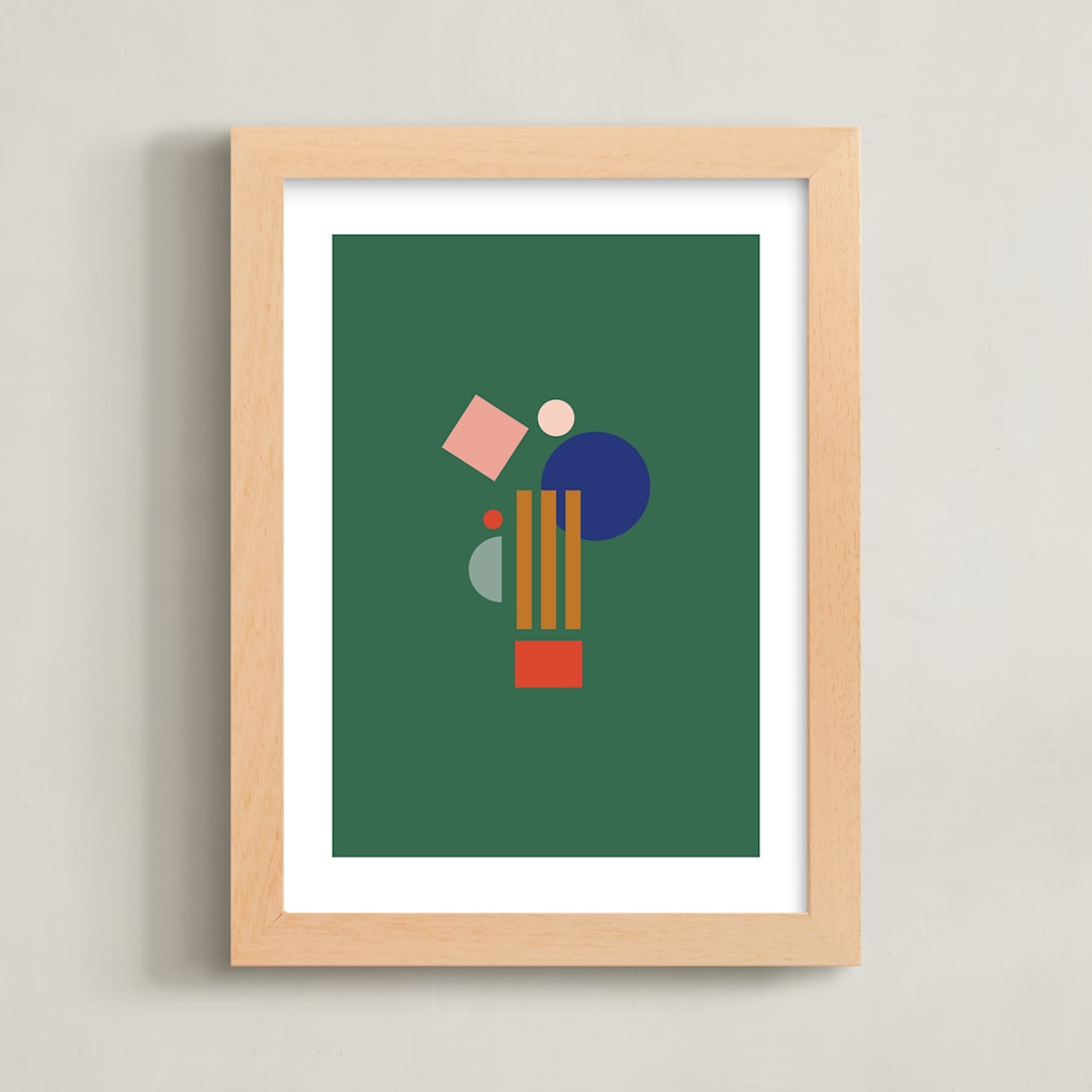 "Les Allemandes I" - Art Print in Happy by Alex Roda - Framed