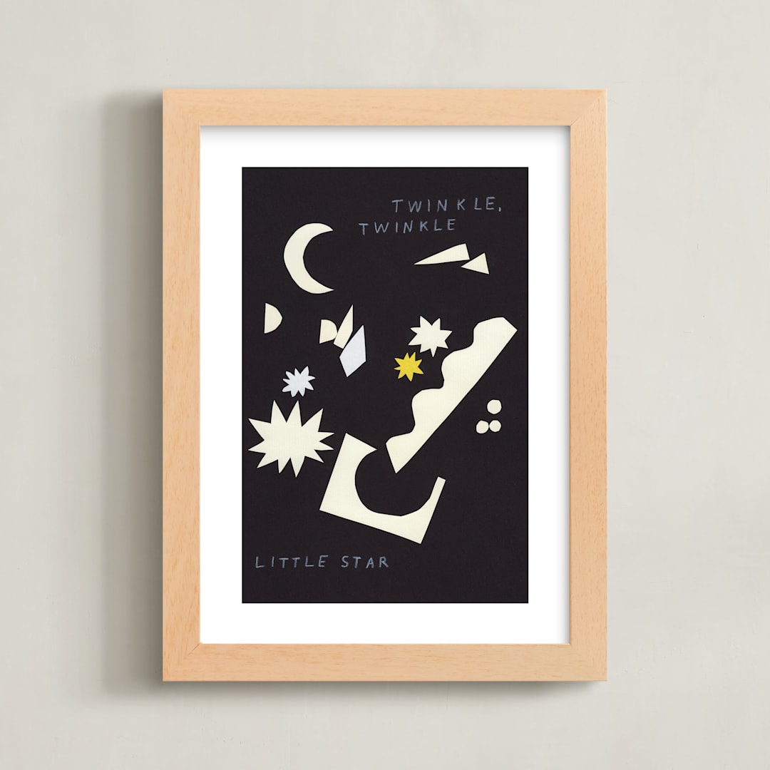 "Twinkle, Twinkle Little Star" - Art Print in Twilight by Elliot Stokes - Framed