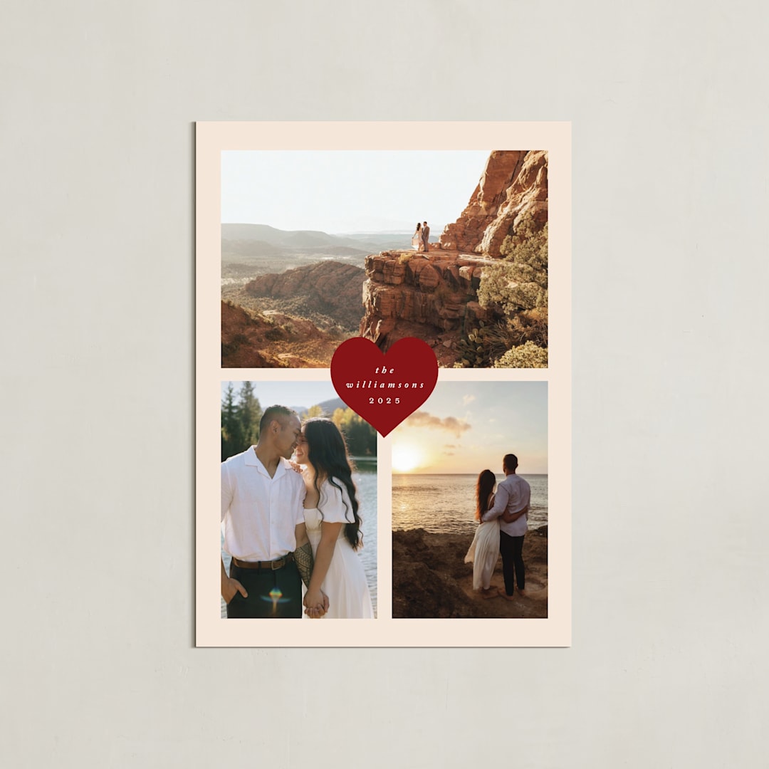 "Heart Tag: Portrait Framed Photo" - Framed Photo in Cookie Dough by Stacy Maalouf - Unframed