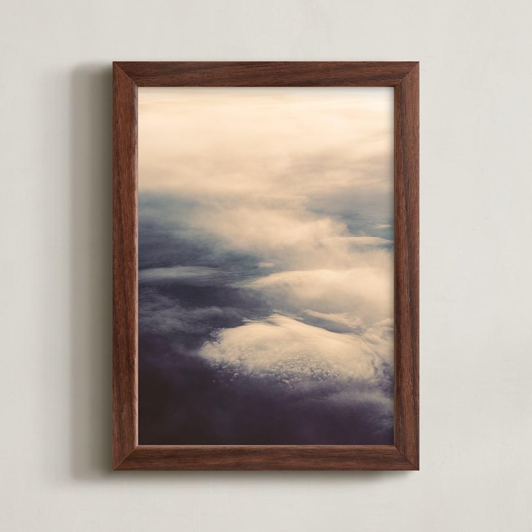 "Volitare 3" - Art Print in Twilight by Kamala Nahas - Framed