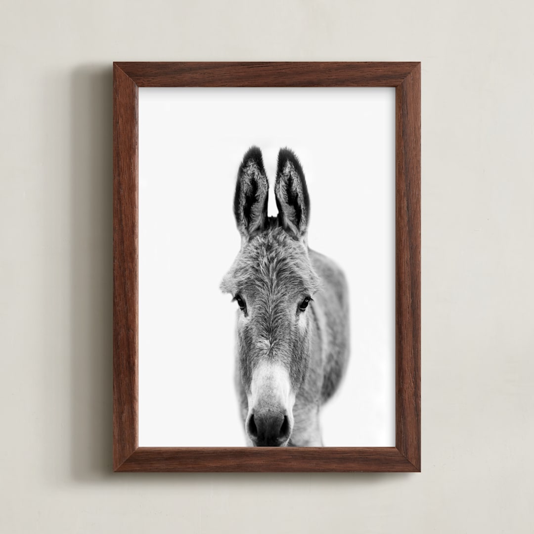 "Sullivan" - Art Print in Smoke grey by Jani Blake - Framed