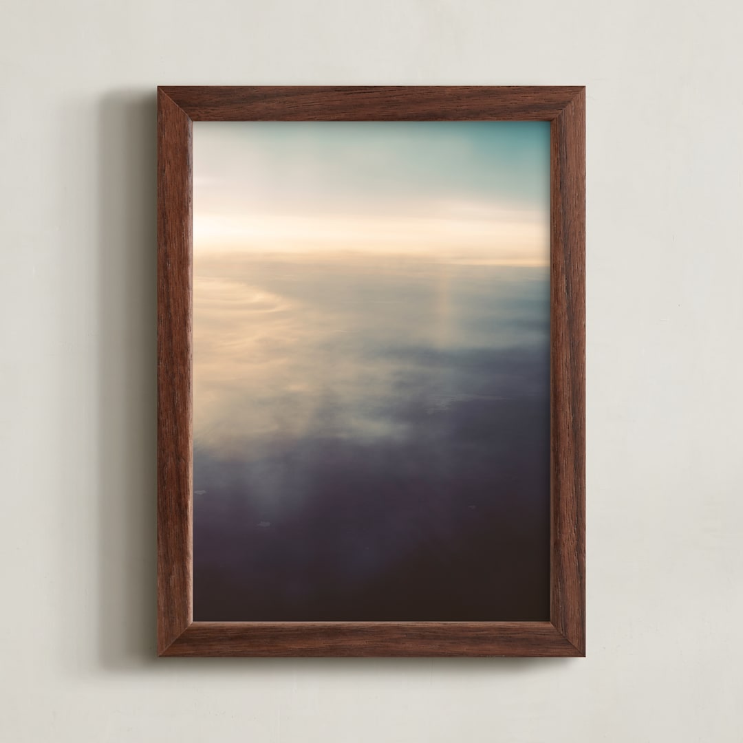 "Volitare 4" - Art Print in Twilight by Kamala Nahas - Framed