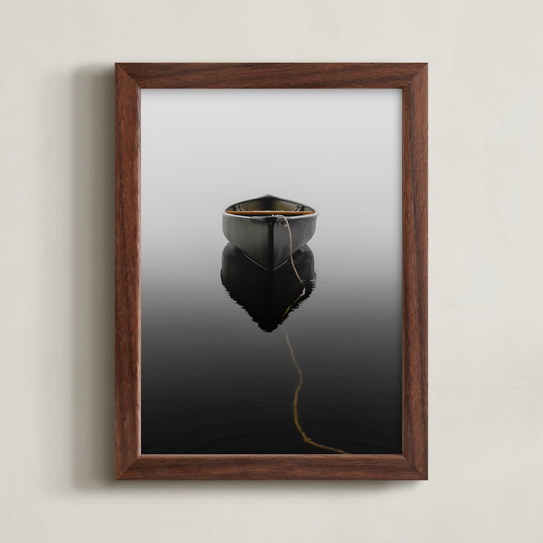 "Into the Ether" - Art Print in Fog by Leaves of Ash - Framed