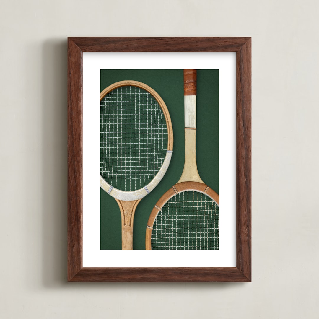 "Timeless" - Art Print in Evergreen by Paola Benenati - Framed