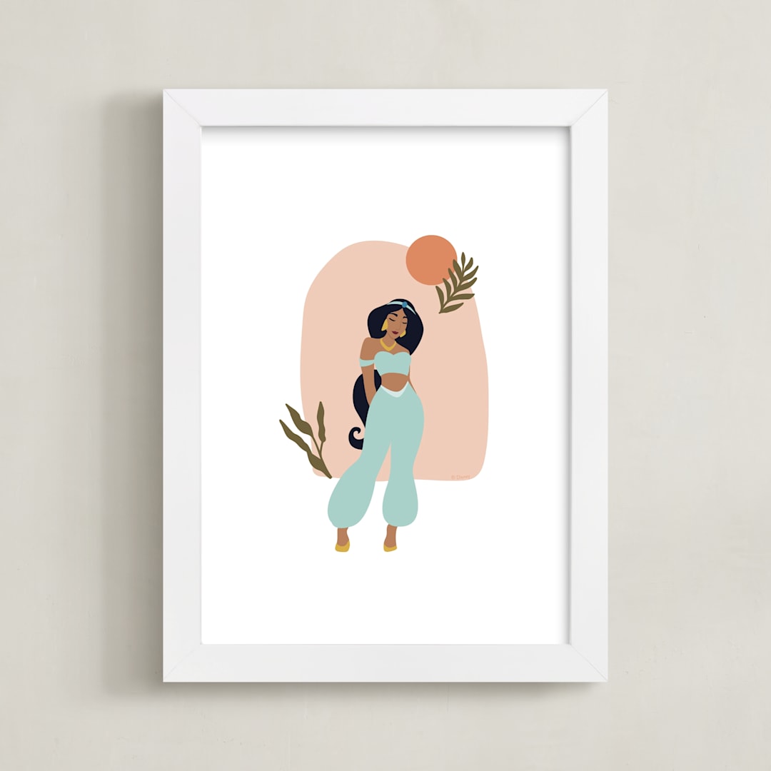"Serene" - Art Print in Desert Flower by Tennie and Co. - Framed