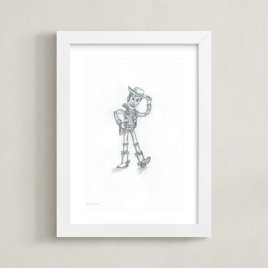 "Disney Pixar's Toy Story In Pencil II" - Art Print in Pencil by Anna Black - Framed