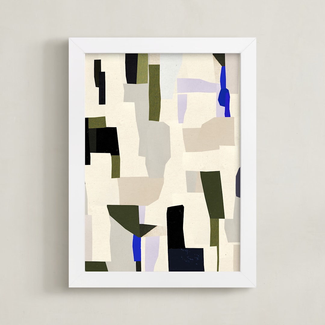 "paper tapestry I" - Art Print in Day by Sumak Studio - Framed