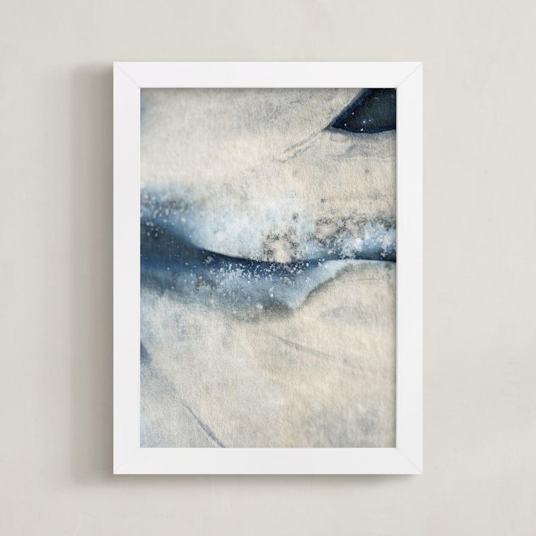 "What Lies Beneath I " - Art Print in Celestial by Courtney Crane - Framed