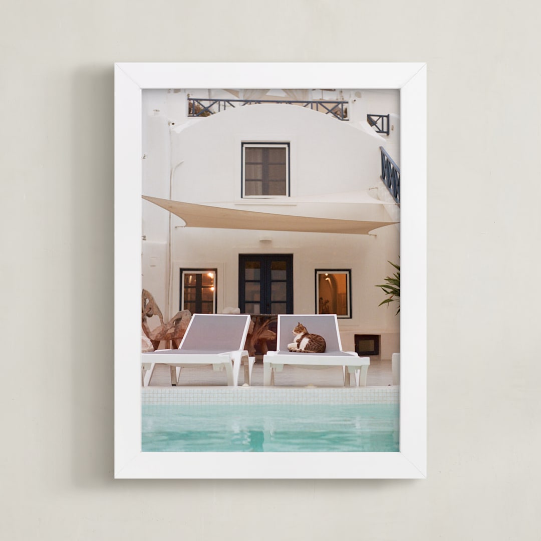 "The Good Life" - Art Print in Warm Film by Khariza Rae - Framed