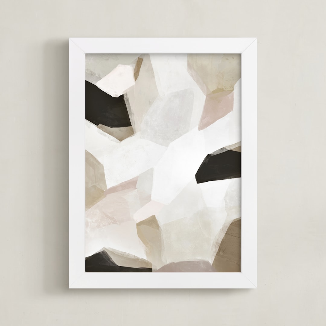 "Golden Hour" - Art Print in Golden by Melanie Severin - Framed