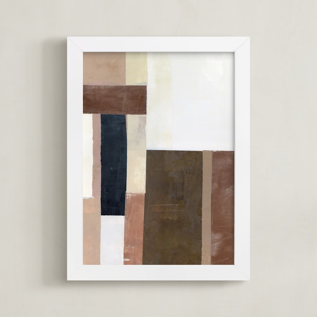 "Unite" - Art Print in earthbound by Sara Hicks Malone - Framed