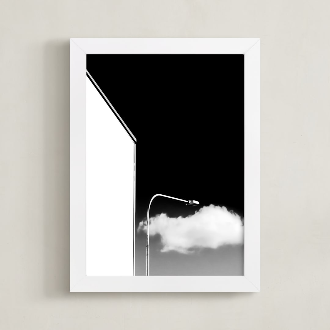 "Fyris 2" - Art Print in Black and White by Lisa Sundin - Framed