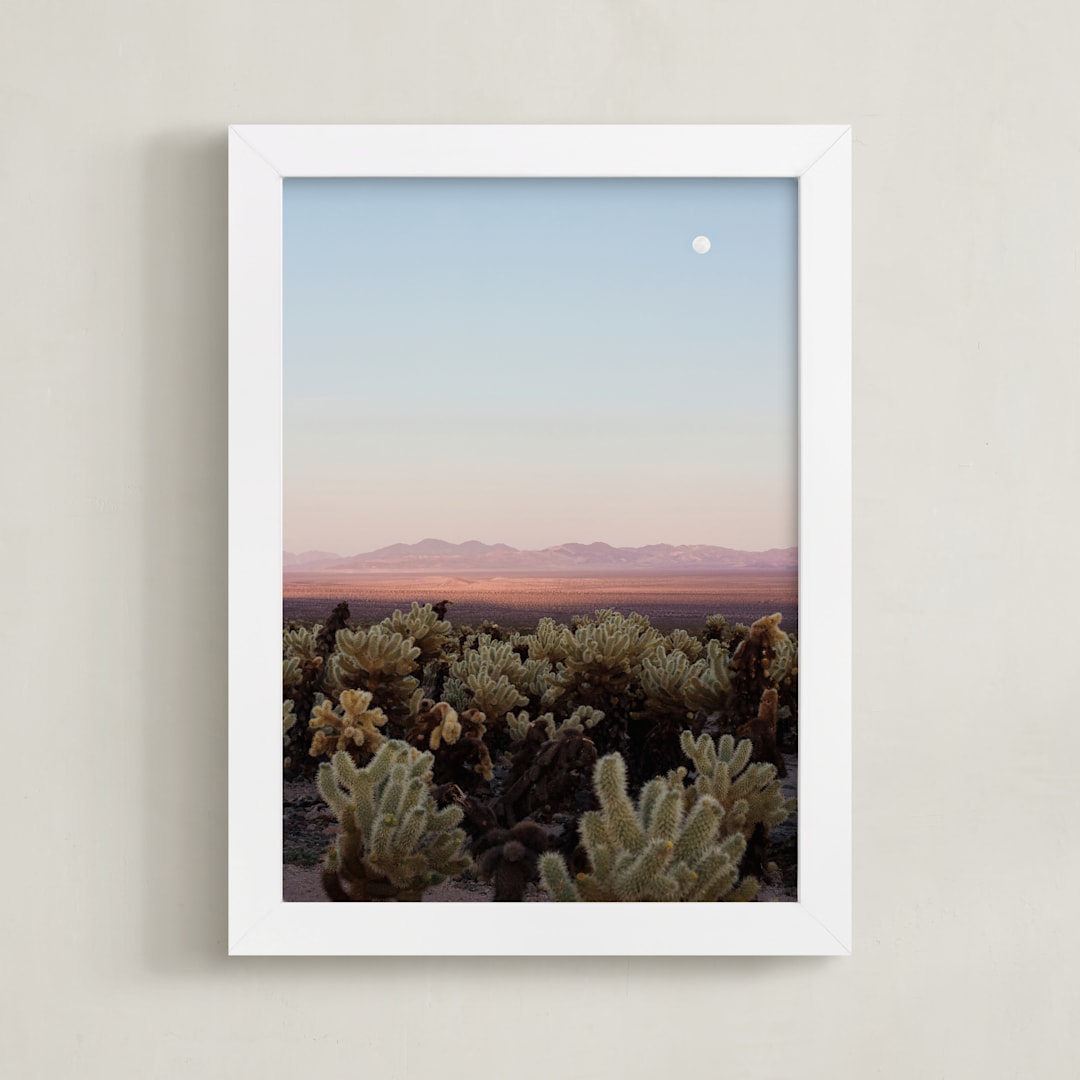 "Joshua Tree II" - Art Print in Desert by Jenna Gibson - Framed