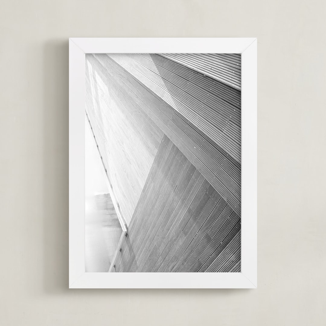 "Shades" - Art Print in Blends by Van Tsao - Framed