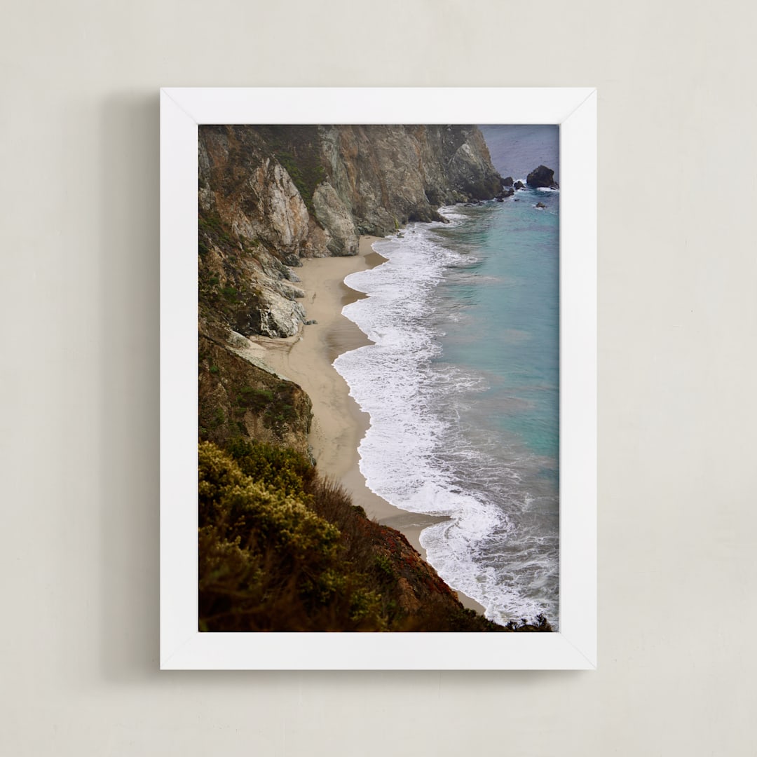 "Bixby Lookout" - Art Print in Sea by Sea and Sky - Framed