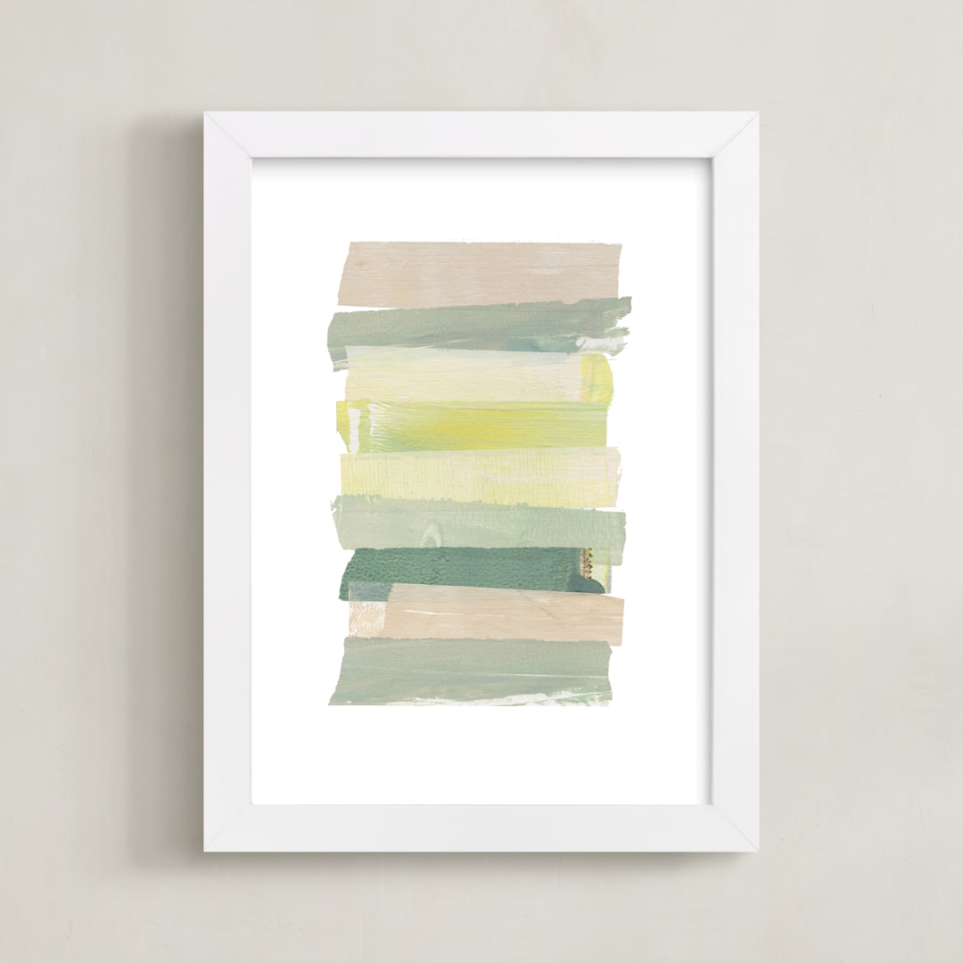 "lakeshore" - Art Print in lakeside by Sara Hicks Malone - Framed