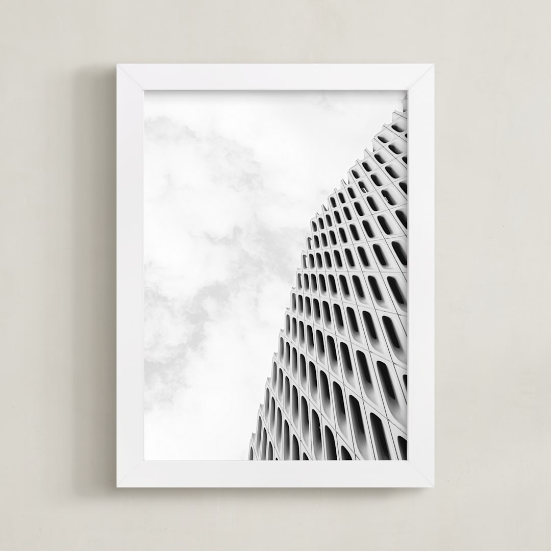 "Obtuse II" - Art Print in ink by Kamala Nahas - Framed