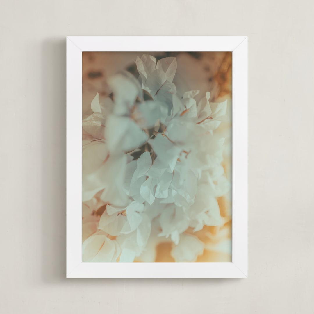 "Flower Pop 2" - Art Print in Golden by David Michuki - Framed