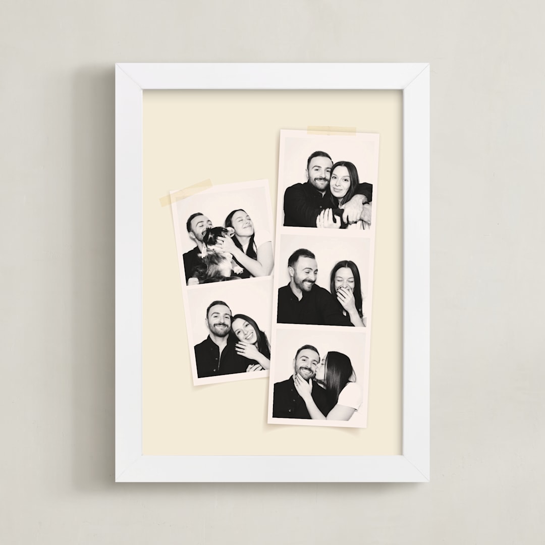 "Photo Booth" - Framed Photo in Vanilla by Morgan Kendall - Framed