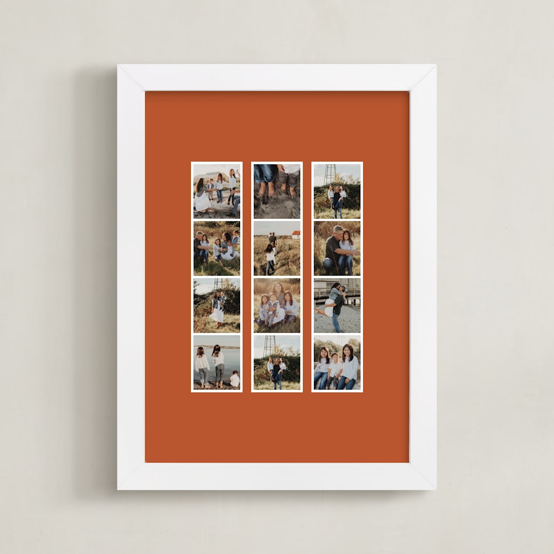 "Trio" - Framed Photo in Terracotta by Inkblot Design - Framed