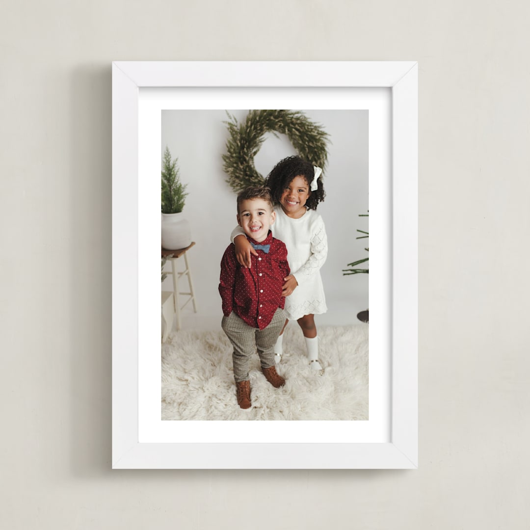 "The Big Picture" - Framed Photo in White by Minted - Framed